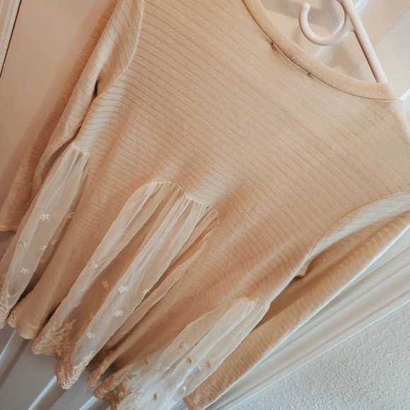 Altar'd State Mixed Media/Lace Cardigan - Picture 10 of 11